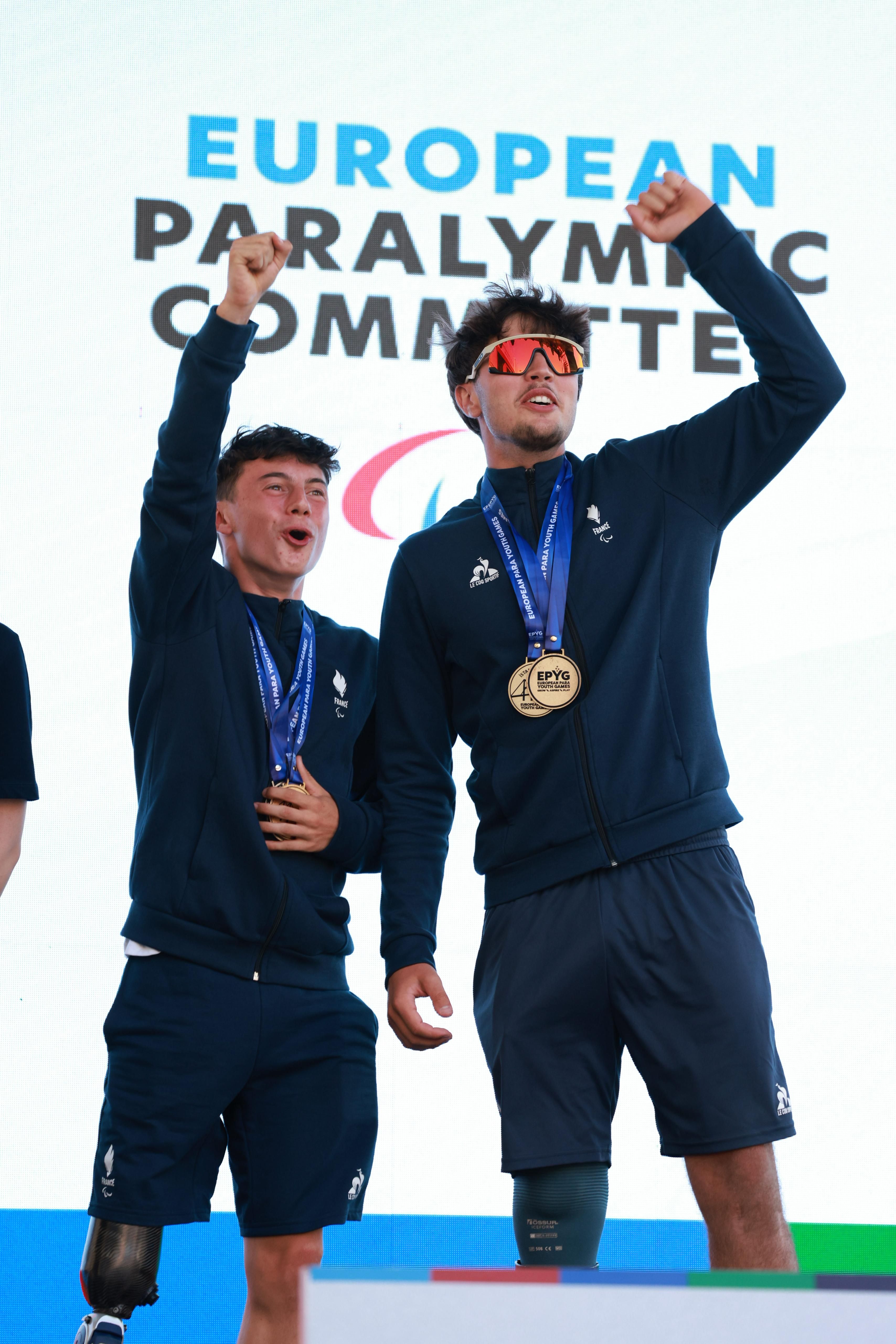EPYG 2025 - para athlétisme podium