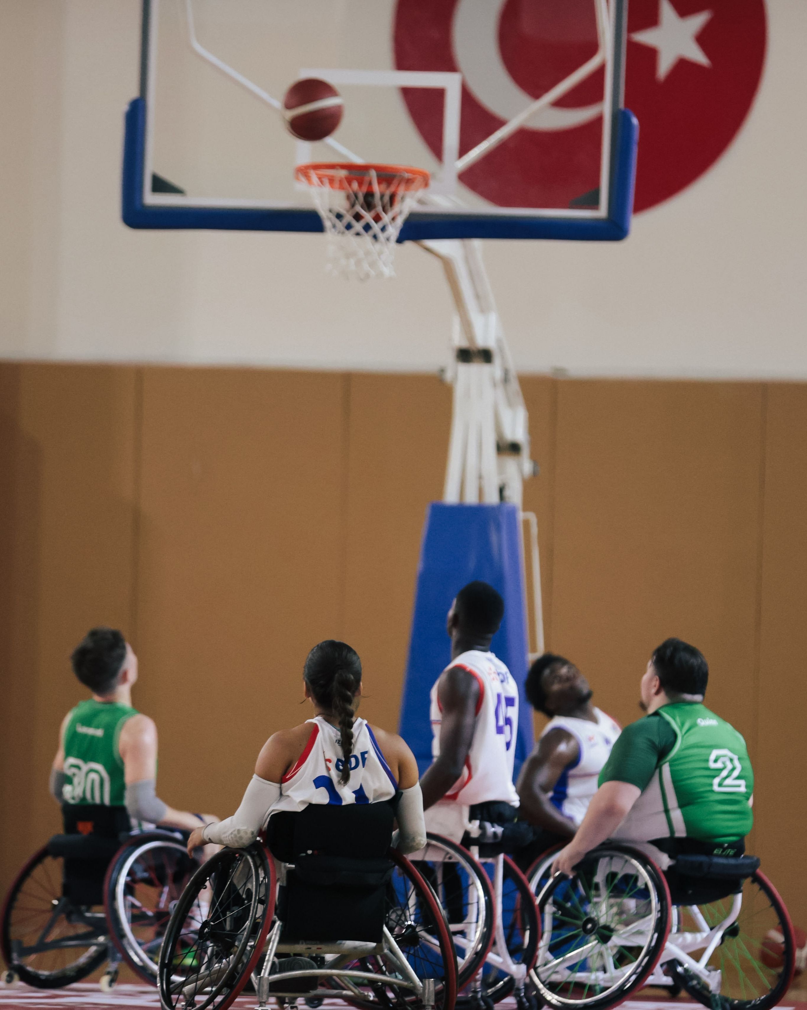 Match France-Irlande de Basket fauteuil aux EPYG 2025