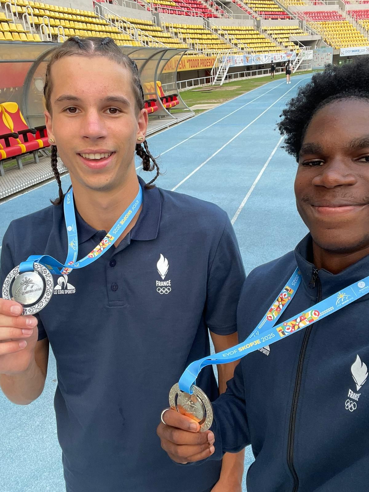 Killian Trochain, Rémi Mourié médaillés d'argent et d'or en décathlon et saut en longueur