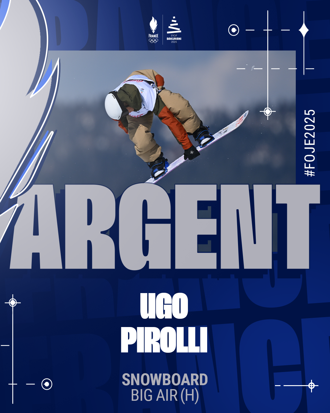 Médaille d'argent en snowboard big air